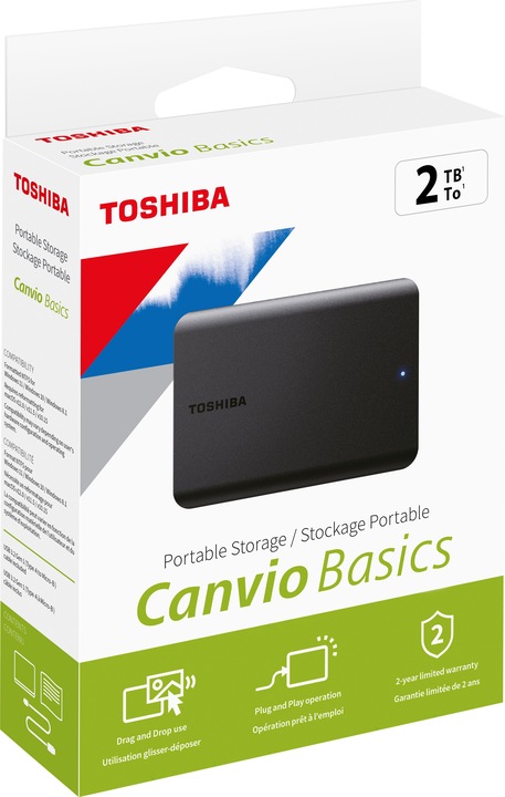 Produktbild Toshiba Canvio Basics (2 TB)