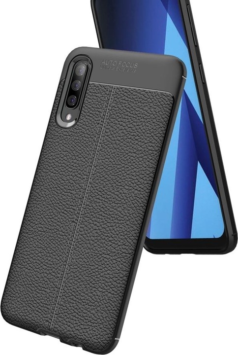 Produktbild Screenguard Samsung Galaxy A30s Hülle Leather Design TPU Cover (Samsung Galaxy A30s)
