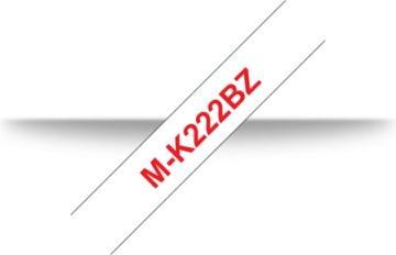 Actual product image Brother M-K222bz (0.90 cm, White, Red)