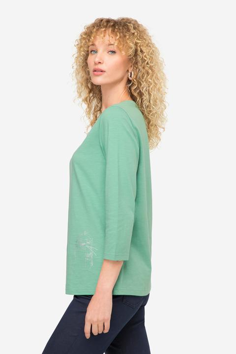 Actual product image Laurasøn Seal Motif 3/4 Sleeve Tee (S)