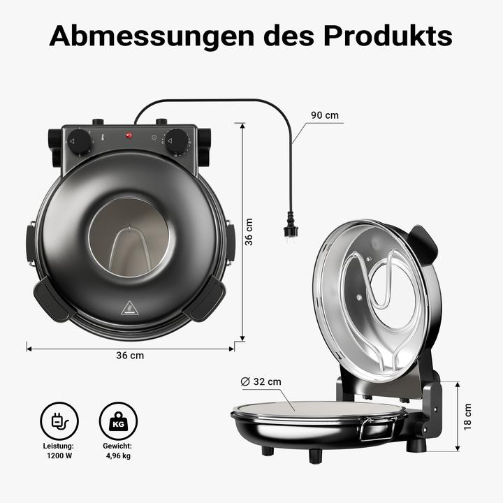 Produktbild Wiltec Pizzamaker