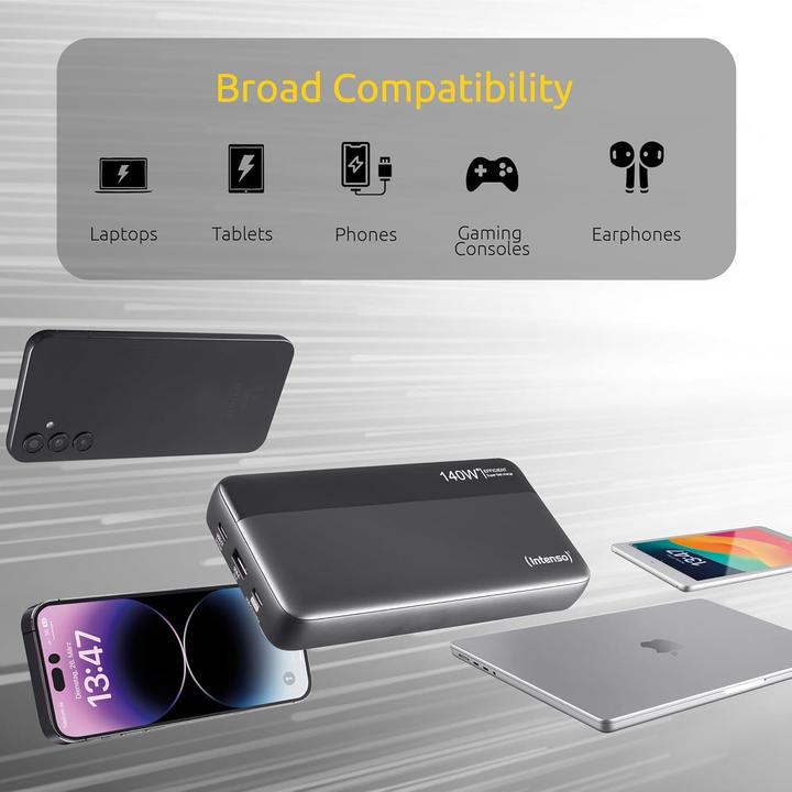Produktbild Intenso HE25000 (25000 mAh, 140 W, 92.50 Wh)