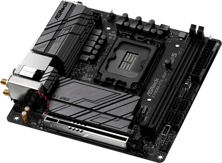 Productafbeelding AsRock Z790M-ITX/WIFI ITX Intel Z790 DDR5 So.1700 retail (LGA 1700, Intel Z790, Mini-ITX)