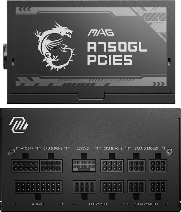 Actual product image MSI MAG A750GL PCIE5 (750 W)