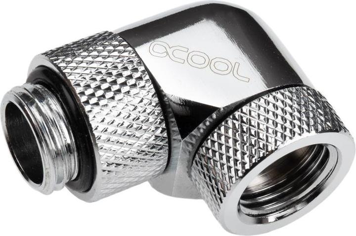 Immagine prodotto Alphacool Icicle Adattatore angolare ruotabile a 90° da G1/4 AG a G1/4 IG