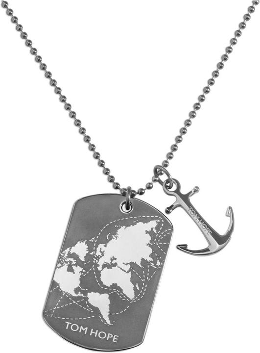Produktbild Tom Hope World Tag Silver Necklace (Edelstahl)