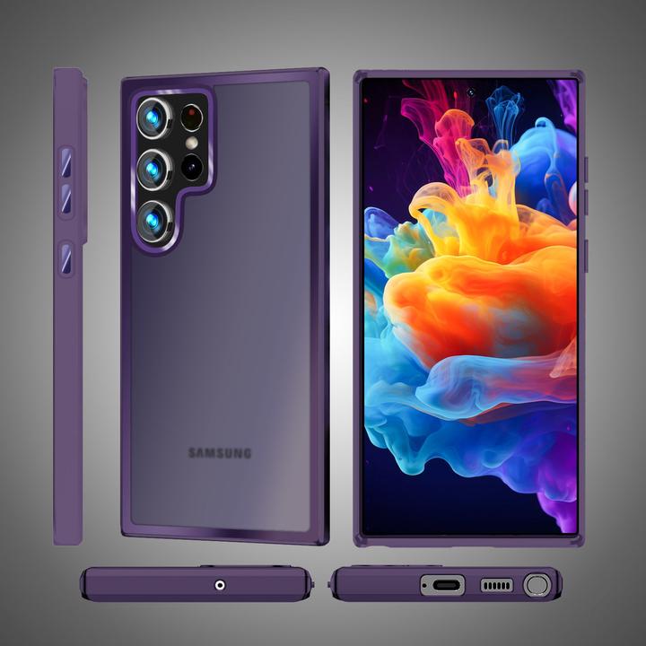 Actual product image Nalia Semi-transparent hybrid cover with protective frame (Samsung Galaxy S24 Ultra)