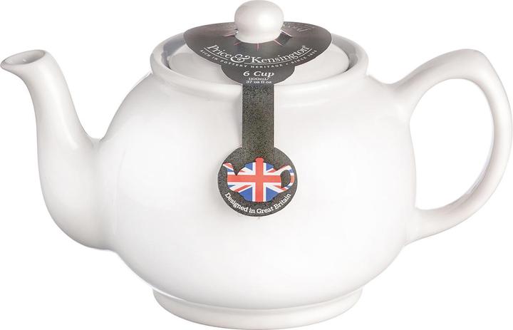 Actual product image Price & Kensington Teapot classic, white, 6 cups (1.10 l)