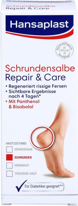 Actual product image Hansaplast Repair & Care (Foot cream & foot gel, 40 ml)