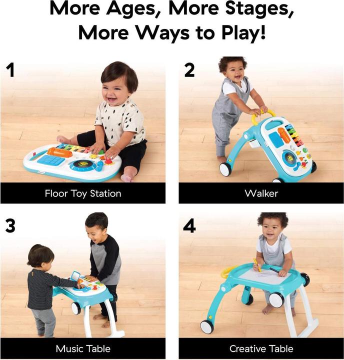 Image du produit Baby Einstein Musical Mix 'N Roll™ Trotteur d'activités 4-en-1