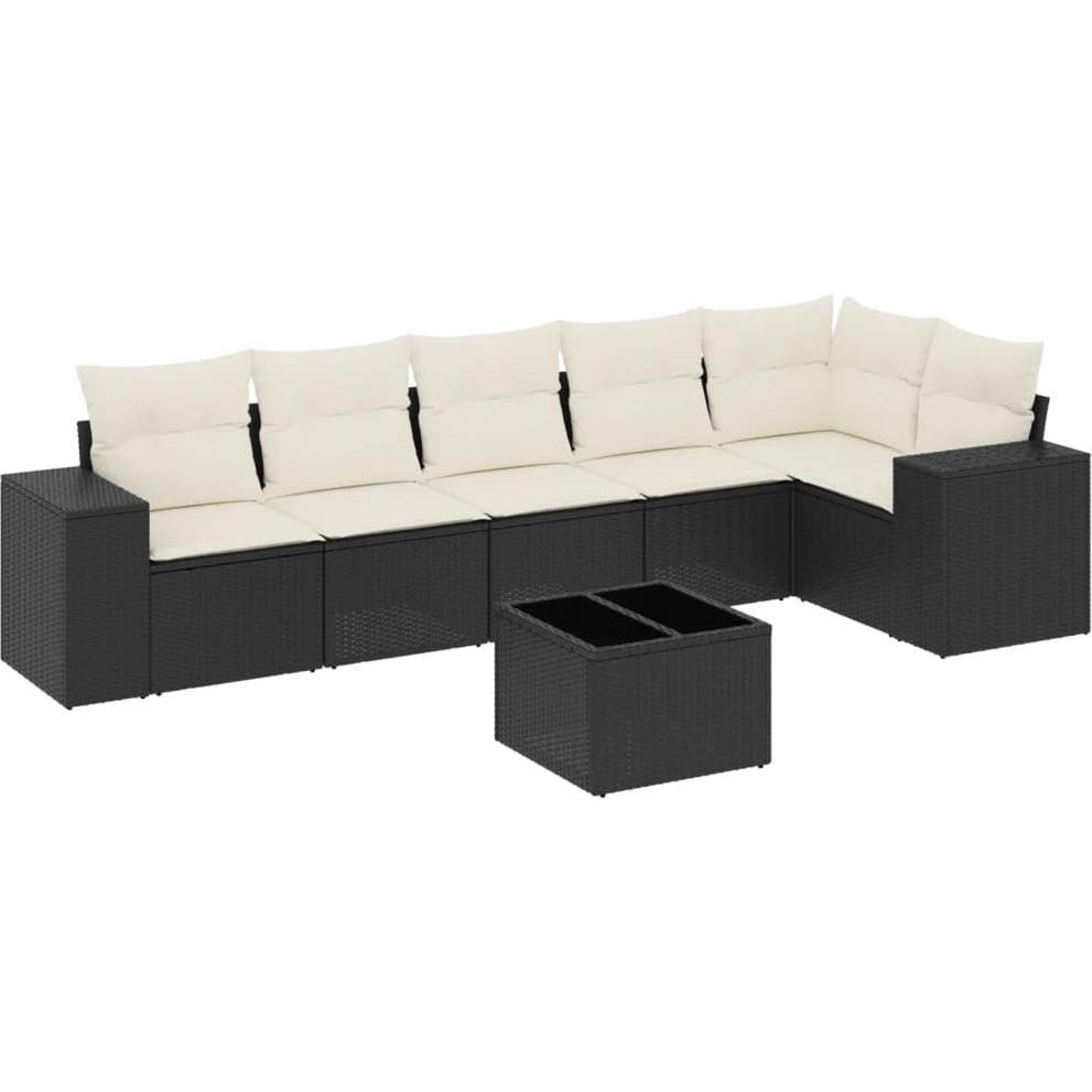 VidaXL, Gartenlounge, 10-tlg. Garten-Lounge-Set mit Kissen