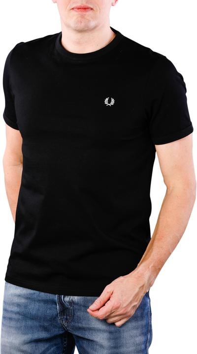 Image du produit Fred Perry Ringer T-Shirt black (XL)