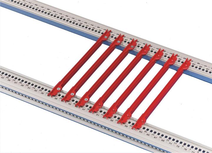 Image du produit Schroff Rail de guidage pour hauteur de carte 4,4", largeur de rainure 2,0 mm, longueur 220 mm - FU