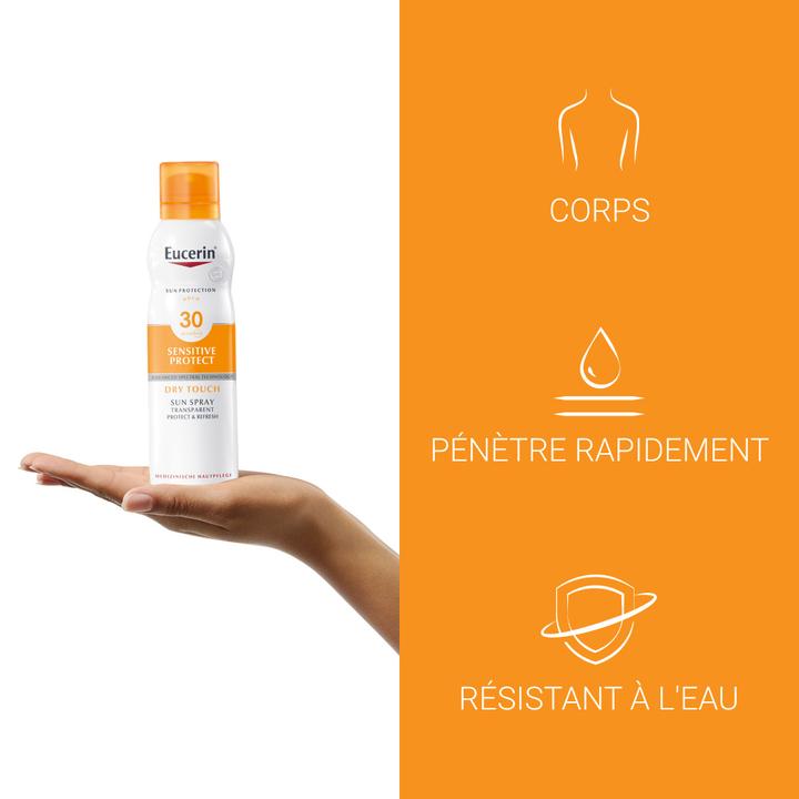 Actual product image Eucerin Oil Control Dry Touch (Sun spray, SPF 30, 200 ml)