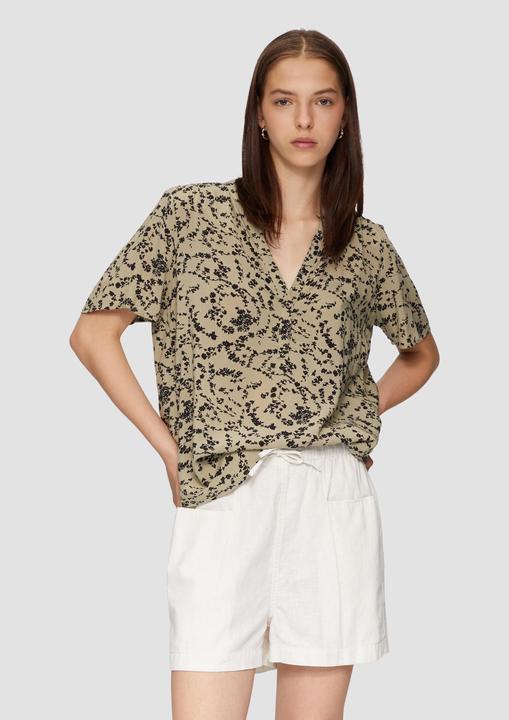 Image du produit S.Oliver Bluse Gemusterte Tunikabluse aus Viskose (32)