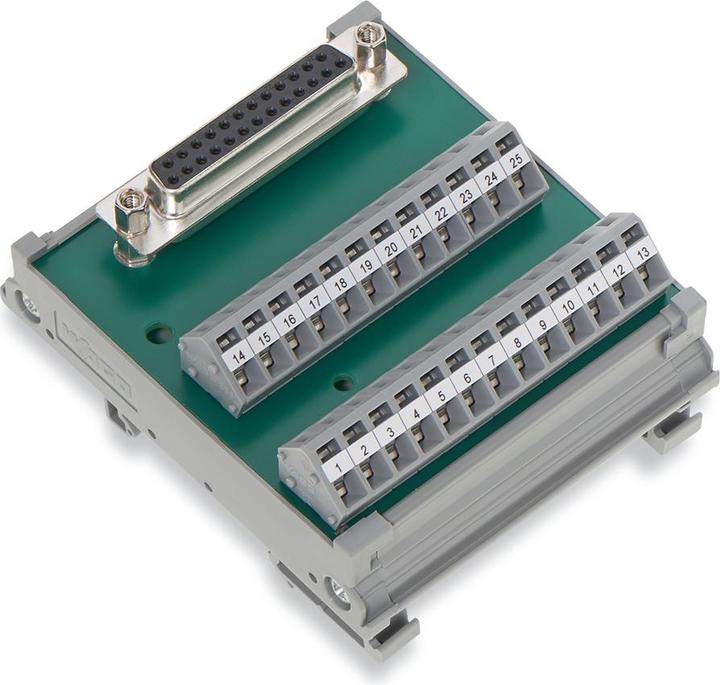 Actual product image Wago Contact technology Transfer module Sub-Mi-D male connector 289-558 Electrical connection version...