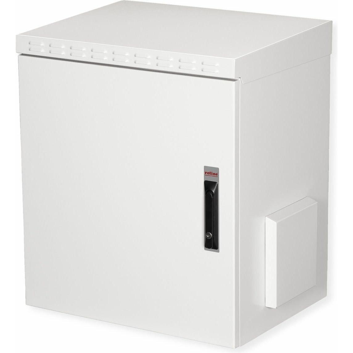 Roline 19-Zoll Wandgehäuse Pro 12 HE (12 HE, 19 Zoll Rack), Serverschrank, Grau