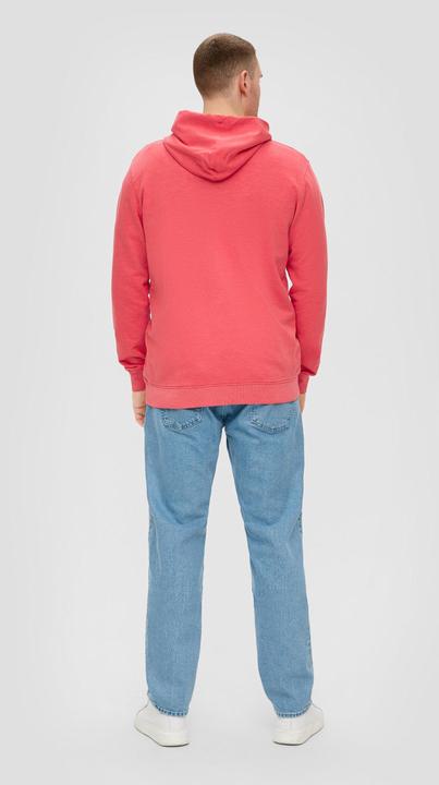 Produktbild s.Oliver Sweatshirt Jacke Sweatshirtjacke mit Garment Dye und Kapuze (3XL)