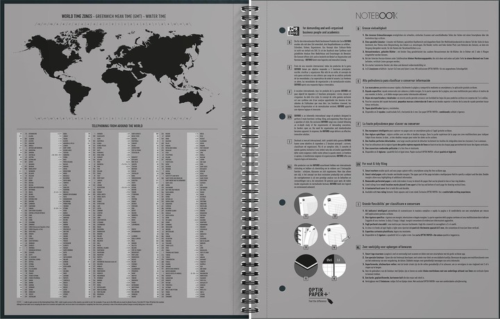 Produktbild Oxford Notizbuch (A4, Kariert, Harter Einband)