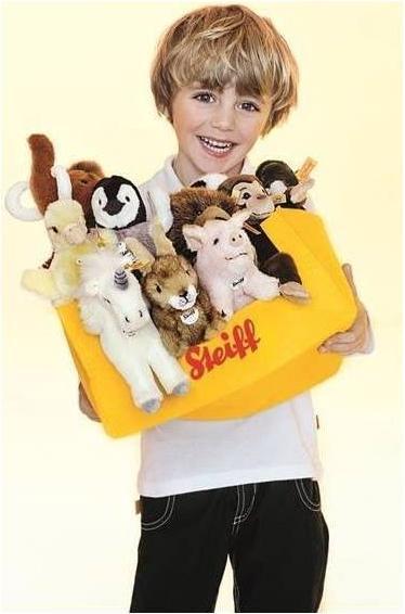 Image du produit Steiff Doudou lapin Hoppel bleu clair 28cm