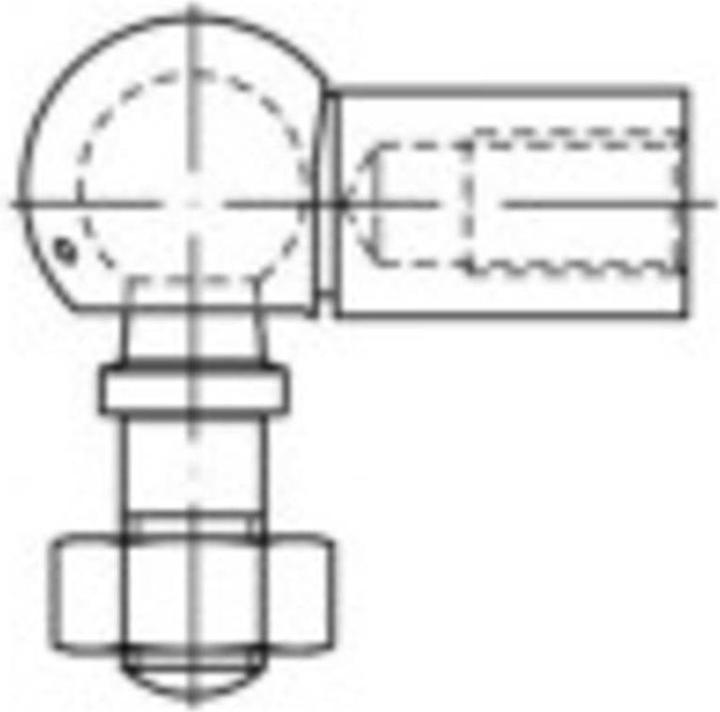 Toolcraft Winkelgelenke DIN 71802 Stahl (25 Stk.)