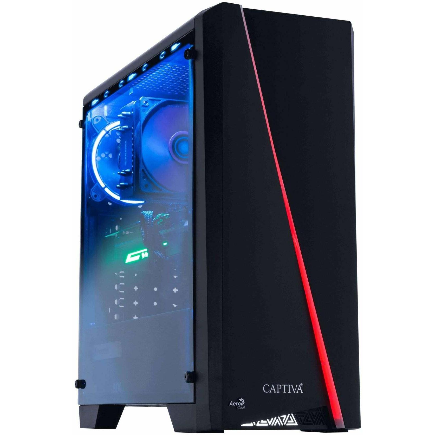 Thumbnail - Captiva I68-035 (Intel Core i5-11400F, 16 GB, 500 GB, GeForce RTX 3060), PC, Schwarz