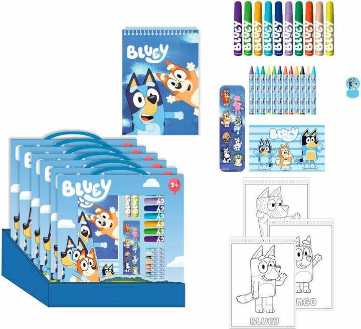 Produktbild Cerdá Bluey colouring stationery set