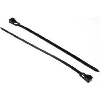 Rs Pro, Kabelbinder, Nylon 66 Kabelbinder lösbar Schwarz 4,5 mm x 125mm, 250 Stück (Kunststoffkabelbinder, 125 mm, 250 S...