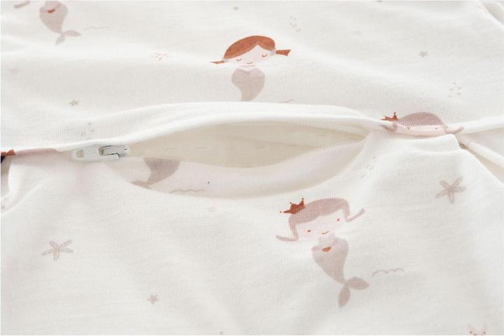 Actual product image Träumeland Baby-Ganzjahresschlafsack Mermaid Grösse 62/68 (68 cm, 2.5 TOG, All-season)