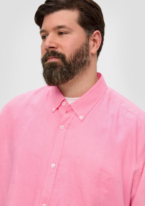 Produktbild s.Oliver Hemd Kurzarmhemd aus Leinen (4XL)