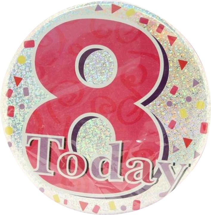 Produktbild Kaleidoscope Jumbo Abzeichen 8 Geburtstag