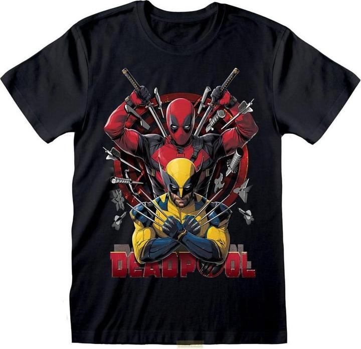 Immagine prodotto Heroes Inc Maglietta Deadpool 'Weapons' (Nero) (Media) (M)