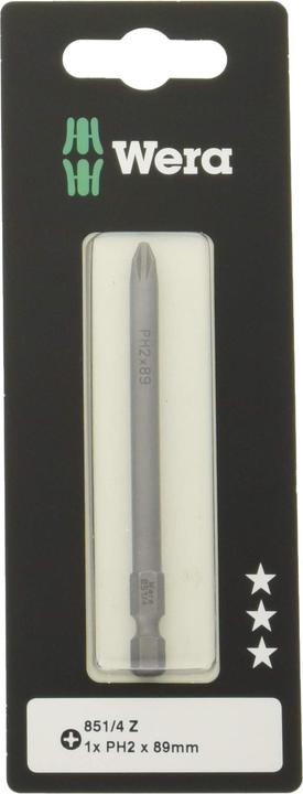 Image du produit Wera 851/4 Z PH 2 x 89 mm SB (Croix Phillips PH)