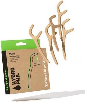 Actual product image Hydrophil Bambus Zahnseidesticks (0.80 m)