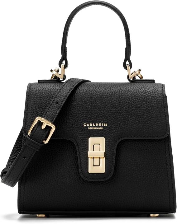 Carlheim Echt Lederen Handtas mit Wasserdichter Bescherming und Zeitlosem Design