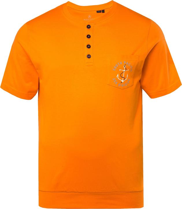 Actual product image Boston Park Henley, Halbarm, Bauchfit, Tasche mit Druck, bis Gr. 84/86 (42, 44)