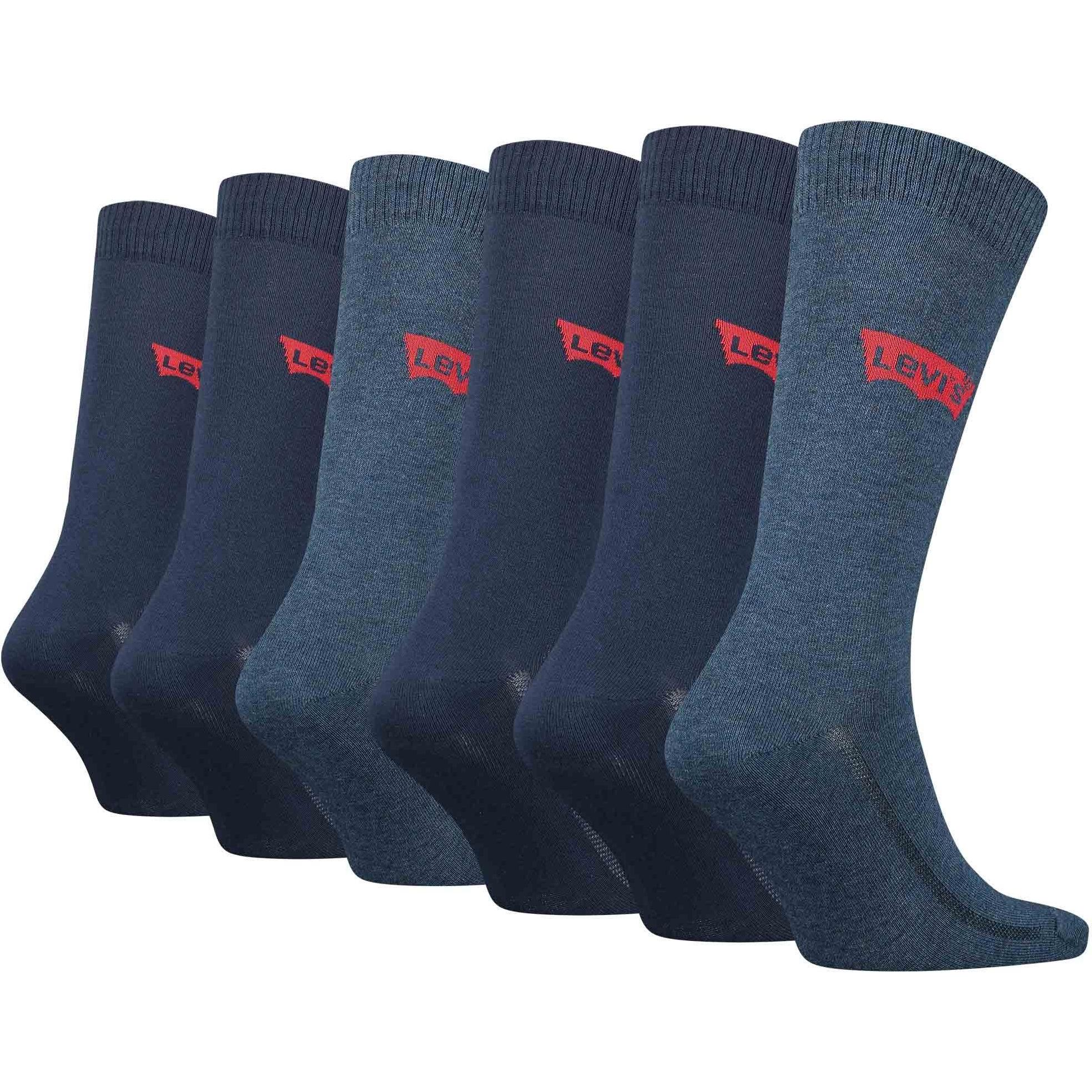 Thumbnail - Levis, Herren, Socken, Socken Sportlich, Blau, (6er Pack, 43 - 46)