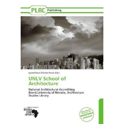 UNLV School of Architecture, Fachbücher
