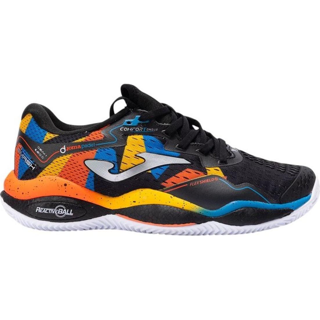 Joma, Uomini, Scarpe da tennis, Padel-Sportschuhe für Erwachsene Sport Smash 2531 Schwarz (42), Nero