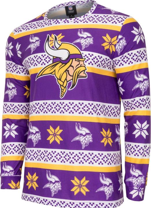 Produktbild Foco NFL Winter XMAS Pyjama Schlafanzug Minnesota Vikings - L (L)