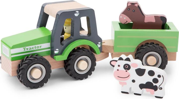 New Classic Toys Tractor with trailer - animals