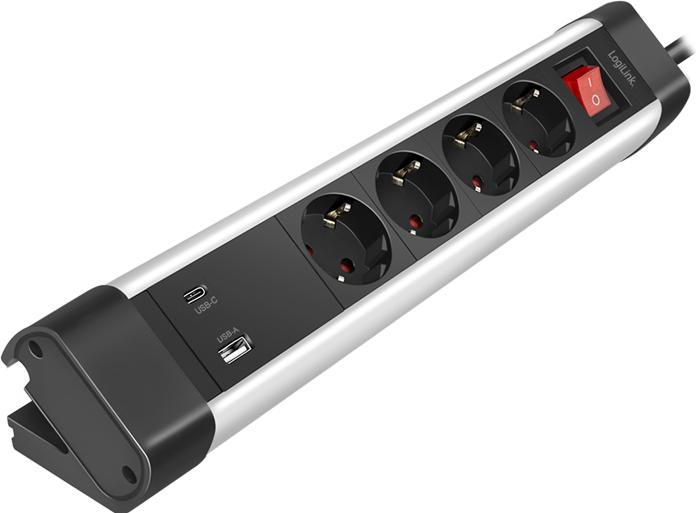 Produktbild LogiLink Prüfen (4 x, CEE 7/3, 1.50 m)