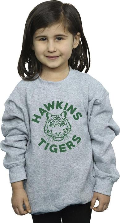 Produktbild Netflix Stranger Things Hawkins Tigers Sweatshirt Mädchen (128)