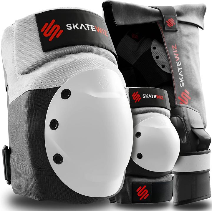Actual product image Skatewiz Inliner Schoner-Set mit Neopren-Sleeves (6-teilig) (M, Wrist protectors, Knee pad, Elbow protectors, 6 pieces)