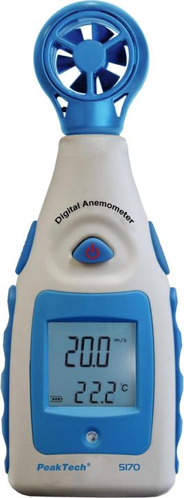Peaktech P 5170 Waaier Anemometer