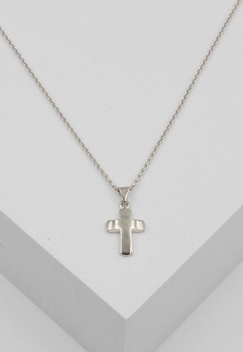 Image du produit Muau Croix à poutre (Or blanc 750/18K)