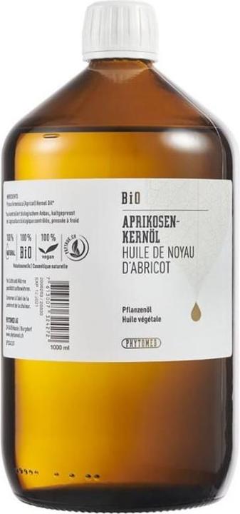 Actual product image Phytomed Apricot kernel oil organic oil (Body oil, 1000 ml)