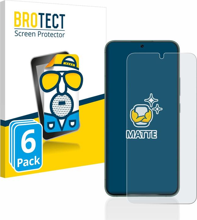 Actual product image BROTECT Anti-glare screen protector matt (6 Piece, Samsung Galaxy S22 5G)