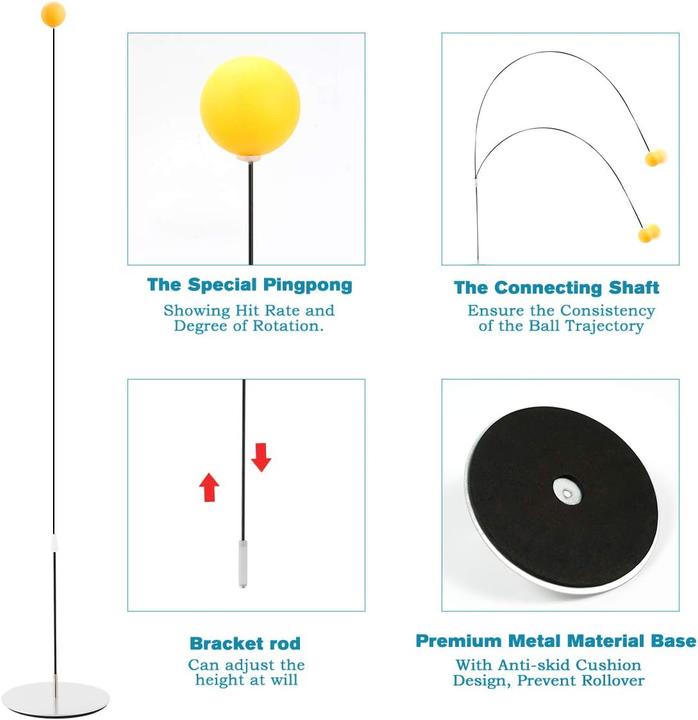 Actual product image Surplex Table tennis trainer set