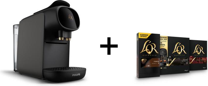 Produktbild Philips LOR Barista Sublime LM9012/23 Zwart met koffiecups (L'Or Barista)